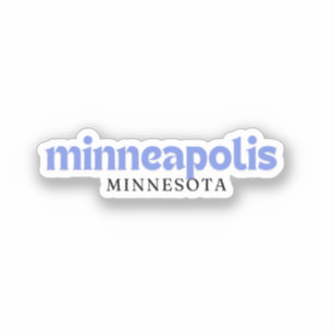 Pegatina Minneapolis Minnesota 