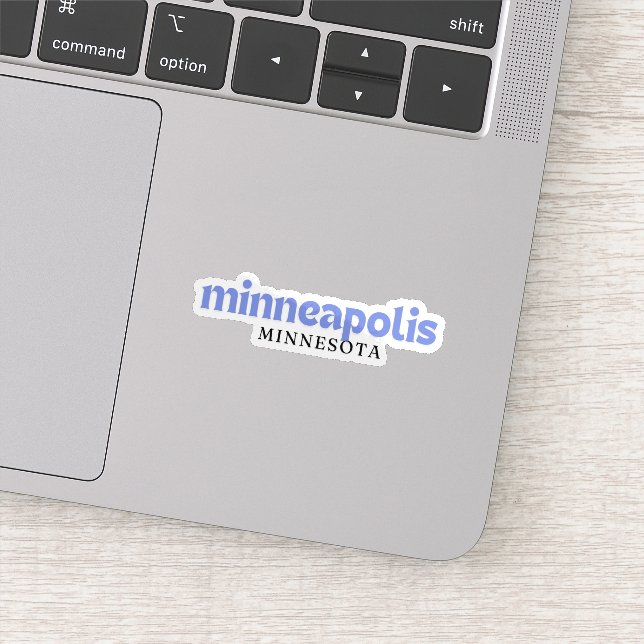 Pegatina Minneapolis Minnesota (Detalle)