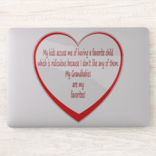Pegatina Mis abuelos son mis favoritos