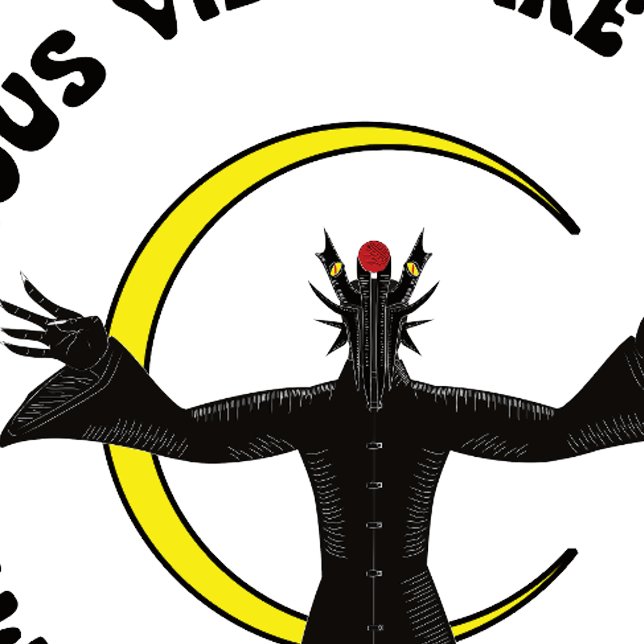 Pegatina Mis puntos de vista religiosos son complicados  (Subido por el creador)