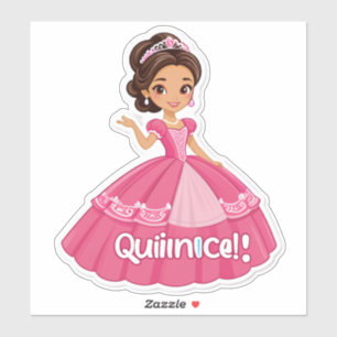 Pegatina Mis Quince, Mis Reglas!" (Quinceañera)