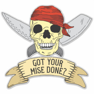 Pegatina Mise Good to go Head Chef to Apprentie