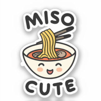 Pegatina Miso Cute Soup Lover