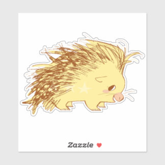 Pegatina Miss Pricklepuff (Movimiento Libertario Porcupino)