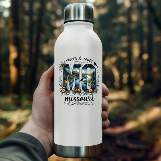 Pegatina Missouri State Sticker | Rivers & Roots Nature Art (Missouri State Sticker | Rivers & Roots Nature Art by PiggyPrint Stickers. )