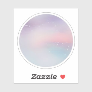 Pegatina Mist celeste