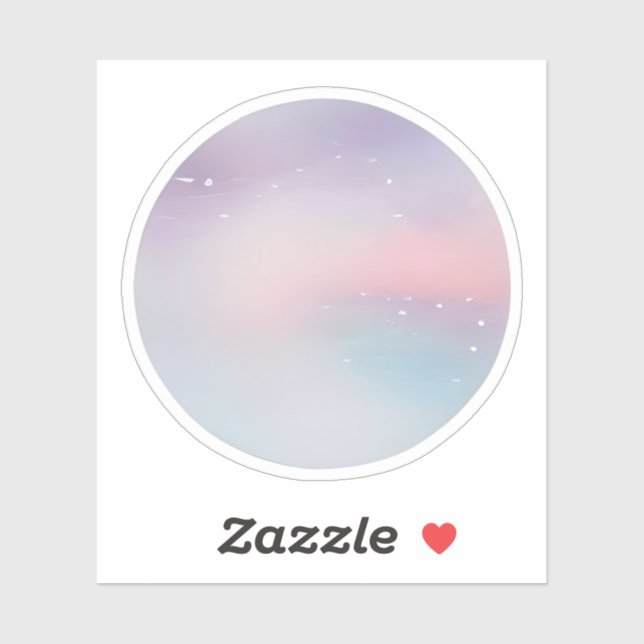 Pegatina Mist celeste (Hoja)