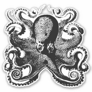 Pegatina Mistical Ocean's Grasp - Octopus