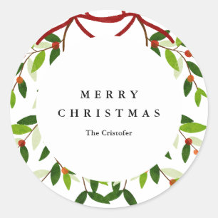 Pegatina Mistletoe Holiday