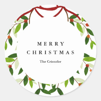 Pegatina Mistletoe Holiday