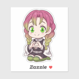 Pegatina Mitsuri Kanroji Chibi Amor