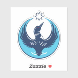 Pegatina MN Loon Rising