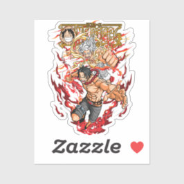 Pegatina Mnagá One Piece