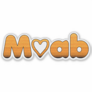 Pegatina Moab Utah Heart
