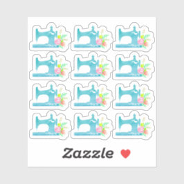 Pegatina Moda de cabaña Shabby Scoser máquina Planner Flora