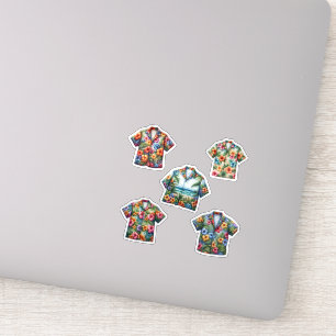 Pegatina Moda de verano de los Camisetas de Hawái