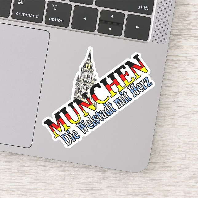 Pegatina Moda encantadora Munich Bavaria Alemania (Detalle)
