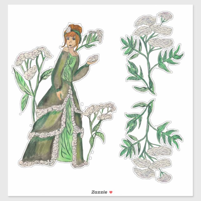 Pegatina Moda Hemlock (Hoja)