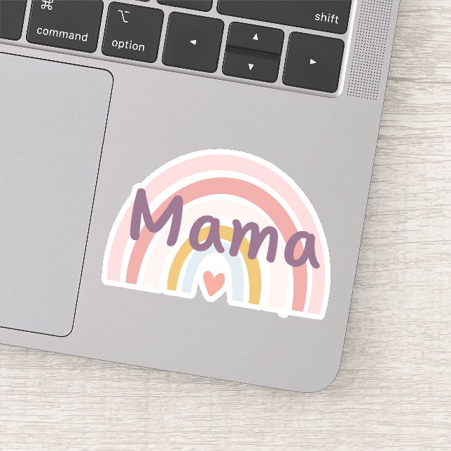 Pegatina Moda Mama Trendy Rainbow (Detalle)