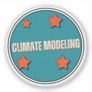Pegatina Modelado climático