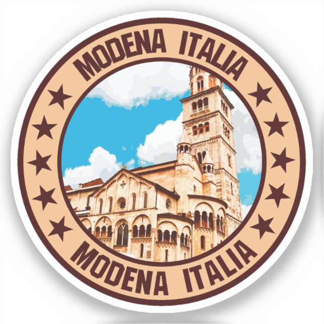Pegatina Modena (Anverso)