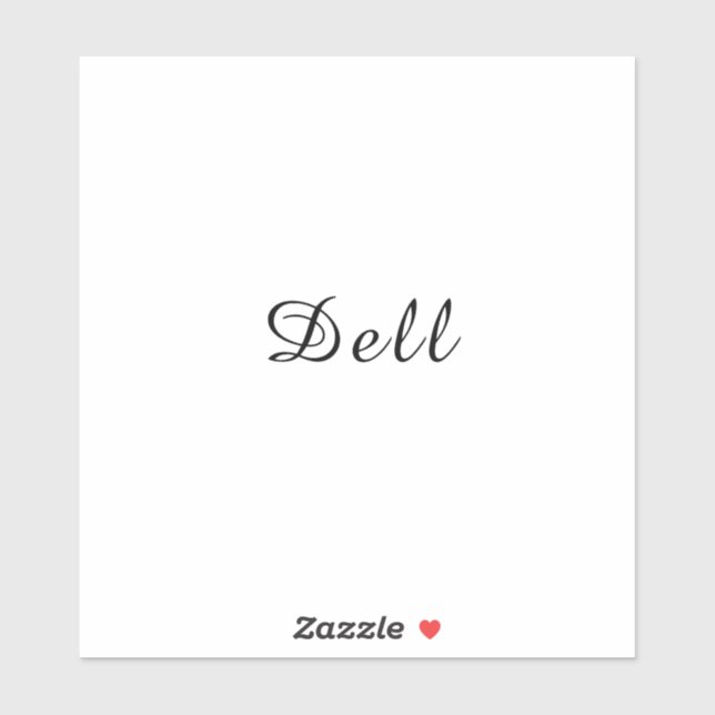 Pegatina Modern Minimal Stylish Dell Design (Hoja)