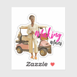 Pegatina Modern Sophisticated Custom-Cut Vinyl Sticker