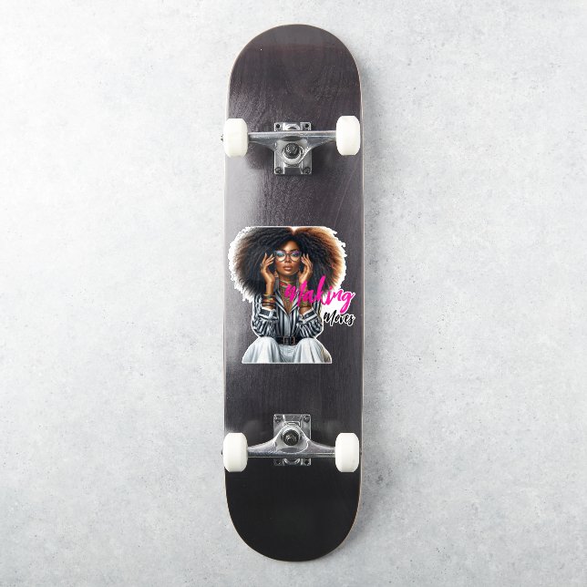 Pegatina Modern Sophisticated Custom-Cut Vinyl Sticker (Monopatín)