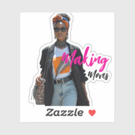 Pegatina Modern Sophisticated Custom-Cut Vinyl Sticker