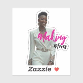 Pegatina Modern Sophisticated Custom-Cut Vinyl Sticker