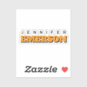 Pegatina Modernismo minimalista profesional