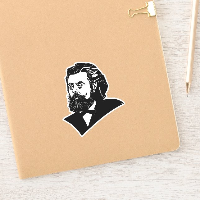 Pegatina Modest Mussorgsky (Cuaderno)