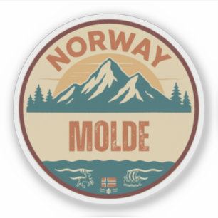 Pegatina Molde, Noruega Noruega
