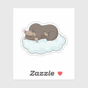 Pegatina Mole on Clouds