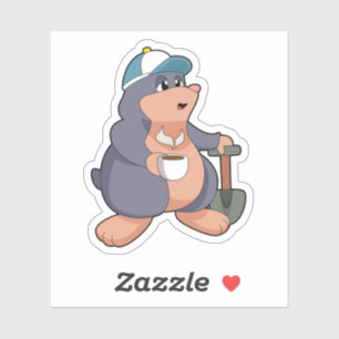 Pegatina Mole Shovel