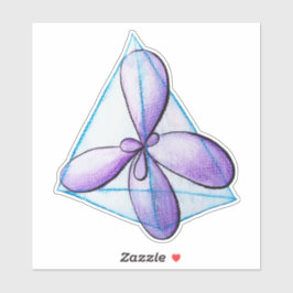 Pegatina Molécula de Química Orbital Atómica Ciencia