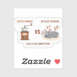 Pegatina Molino de Café vs Mi Frenchie