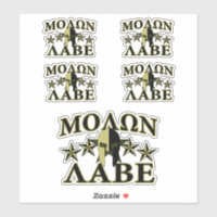 Molon Labe Spartan 5 estrellas Olive Green