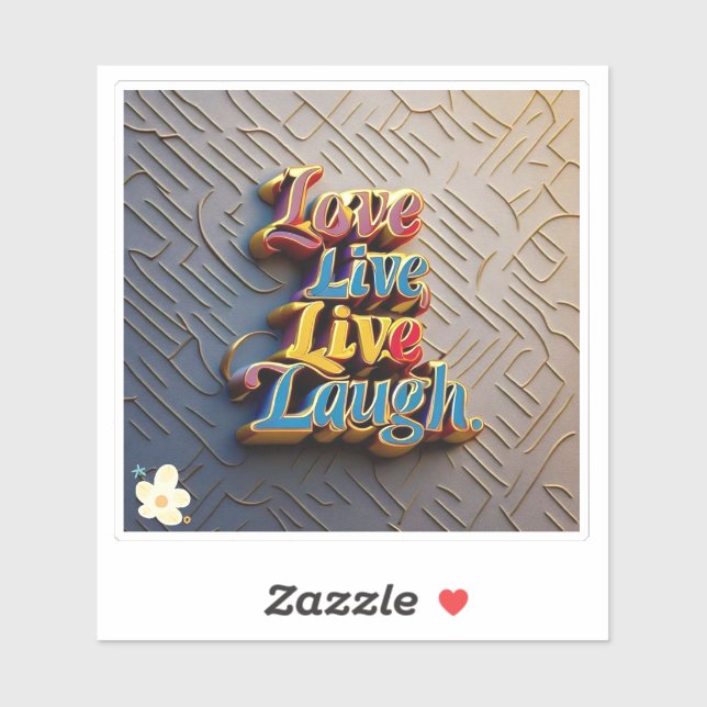 Pegatina "Momentos preciosos de la vida" (Hoja)