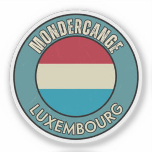 Pegatina Mondercange, Luxemburgo