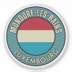 Pegatina Mondorf-les-Bains, Luxemburgo