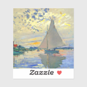 Pegatina Monet Sailboat en Le Petit-Gennevilliers