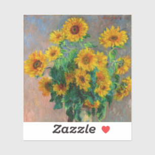 Pegatina Monet Sunflowers