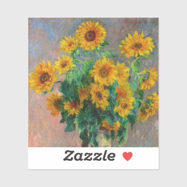 Pegatina Monet Sunflowers (Hoja)