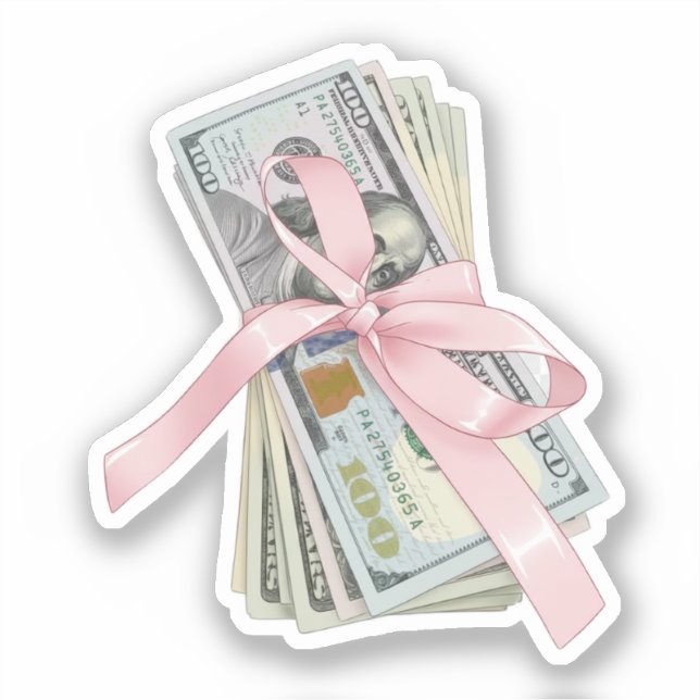 Pegatina Money Manifestation Sticker  (Anverso)