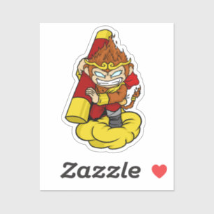 PEGATINA MONKEY KING SUN WUKONG