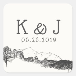 Pegatina Monograma ⎥ de Mountain Retreat