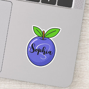 Pegatina Monograma de nombre personalizado   Profesor de uv