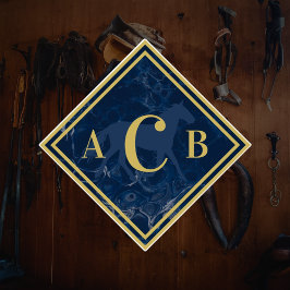 Pegatina Monogramada Marina Marcada + Trunk Caballo de Oro