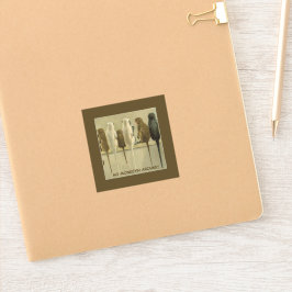 Pegatina Monos Cumpleaños Comercial Del Grupo Personalizado